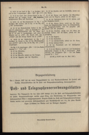 Post- und Telegraphen-Verordnungsblatt für das Verwaltungsgebiet des K.-K. Handelsministeriums 19370601 Seite: 2