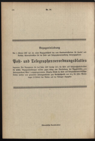 Post- und Telegraphen-Verordnungsblatt für das Verwaltungsgebiet des K.-K. Handelsministeriums 19370913 Seite: 10