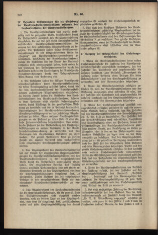 Post- und Telegraphen-Verordnungsblatt für das Verwaltungsgebiet des K.-K. Handelsministeriums 19371022 Seite: 6