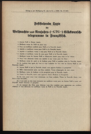 Post- und Telegraphen-Verordnungsblatt für das Verwaltungsgebiet des K.-K. Handelsministeriums 19371207 Seite: 14