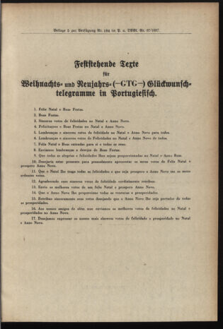 Post- und Telegraphen-Verordnungsblatt für das Verwaltungsgebiet des K.-K. Handelsministeriums 19371207 Seite: 15