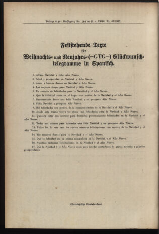 Post- und Telegraphen-Verordnungsblatt für das Verwaltungsgebiet des K.-K. Handelsministeriums 19371207 Seite: 16