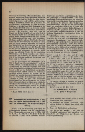 Verordnungs- und Amtsblatt für den Reichsgau Salzburg 19400610 Seite: 6