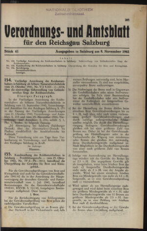 Verordnungs- und Amtsblatt für den Reichsgau Salzburg