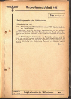 Verordnungsblatt des Reichsstudentenführers 19390122 Seite: 15