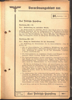 Verordnungsblatt des Reichsstudentenführers 19390122 Seite: 23