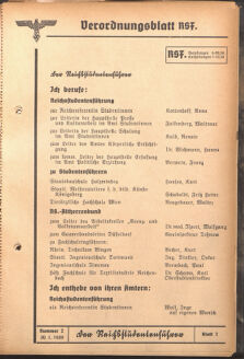 Verordnungsblatt des Reichsstudentenführers 19390130 Seite: 3