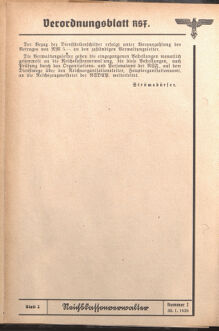 Verordnungsblatt des Reichsstudentenführers 19390130 Seite: 6