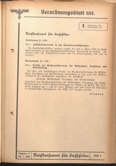 Verordnungsblatt des Reichsstudentenführers 19390220 Seite: 15