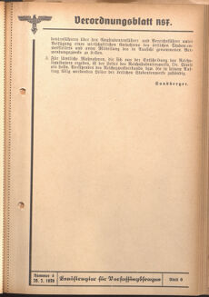 Verordnungsblatt des Reichsstudentenführers 19390220 Seite: 19