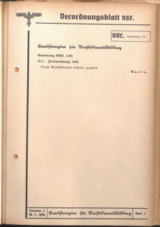 Verordnungsblatt des Reichsstudentenführers 19390220 Seite: 21