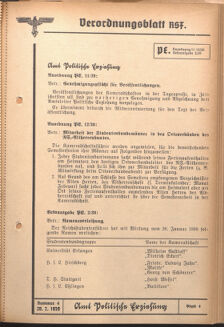 Verordnungsblatt des Reichsstudentenführers 19390220 Seite: 27