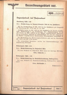 Verordnungsblatt des Reichsstudentenführers 19390228 Seite: 15