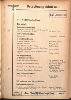 Verordnungsblatt des Reichsstudentenführers 19390228 Seite: 5