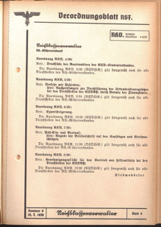 Verordnungsblatt des Reichsstudentenführers 19390310 Seite: 11