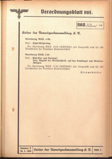 Verordnungsblatt des Reichsstudentenführers 19390310 Seite: 13