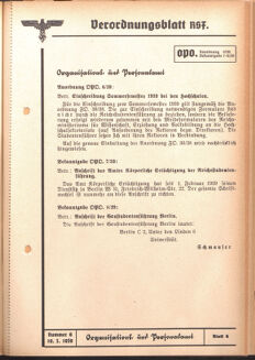 Verordnungsblatt des Reichsstudentenführers 19390310 Seite: 19