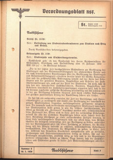 Verordnungsblatt des Reichsstudentenführers 19390310 Seite: 5