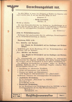 Verordnungsblatt des Reichsstudentenführers 19390310 Seite: 9