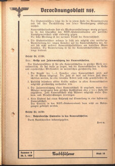 Verordnungsblatt des Reichsstudentenführers 19390330 Seite: 13