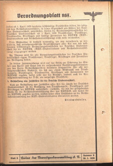 Verordnungsblatt des Reichsstudentenführers 19390330 Seite: 20