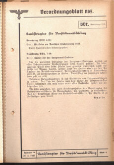 Verordnungsblatt des Reichsstudentenführers 19390330 Seite: 23