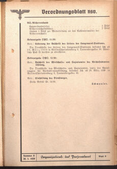 Verordnungsblatt des Reichsstudentenführers 19390330 Seite: 27