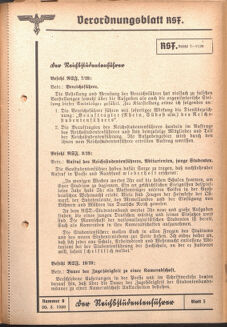 Verordnungsblatt des Reichsstudentenführers 19390330 Seite: 3