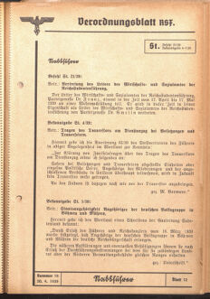 Verordnungsblatt des Reichsstudentenführers 19390430 Seite: 11