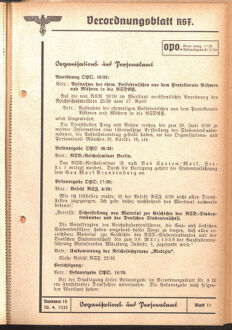 Verordnungsblatt des Reichsstudentenführers 19390430 Seite: 27