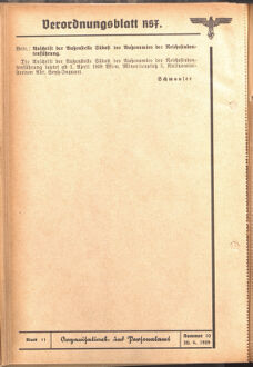 Verordnungsblatt des Reichsstudentenführers 19390430 Seite: 28