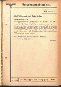 Verordnungsblatt des Reichsstudentenführers 19390430 Seite: 29