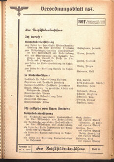 Verordnungsblatt des Reichsstudentenführers 19390430 Seite: 9