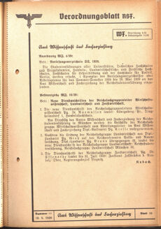 Verordnungsblatt des Reichsstudentenführers 19390510 Seite: 25