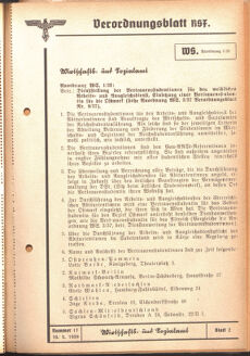 Verordnungsblatt des Reichsstudentenführers 19390510 Seite: 27