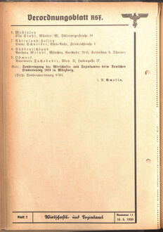 Verordnungsblatt des Reichsstudentenführers 19390510 Seite: 28