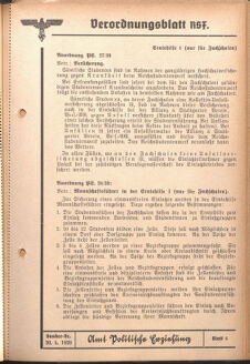 Verordnungsblatt des Reichsstudentenführers 19390530 Seite: 13