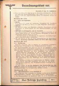 Verordnungsblatt des Reichsstudentenführers 19390530 Seite: 17