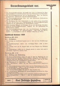 Verordnungsblatt des Reichsstudentenführers 19390530 Seite: 20