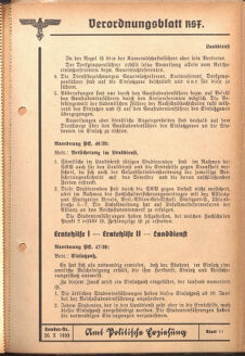 Verordnungsblatt des Reichsstudentenführers 19390530 Seite: 23