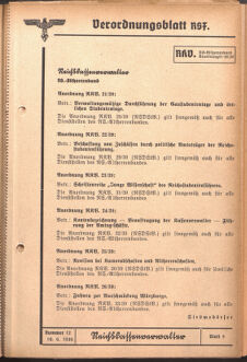 Verordnungsblatt des Reichsstudentenführers 19390610 Seite: 11