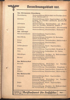 Verordnungsblatt des Reichsstudentenführers 19390610 Seite: 21