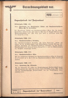 Verordnungsblatt des Reichsstudentenführers 19390610 Seite: 23