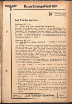 Verordnungsblatt des Reichsstudentenführers 19390610 Seite: 25