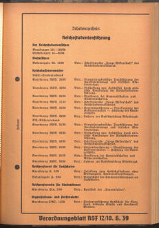 Verordnungsblatt des Reichsstudentenführers 19390610 Seite: 37