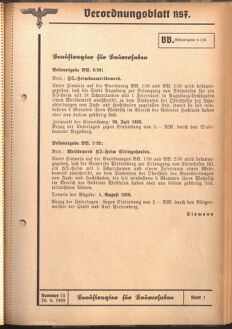 Verordnungsblatt des Reichsstudentenführers 19390620 Seite: 15