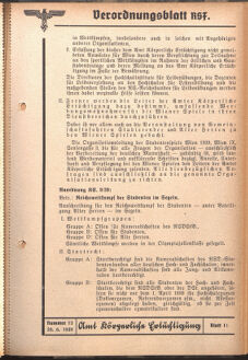 Verordnungsblatt des Reichsstudentenführers 19390620 Seite: 33