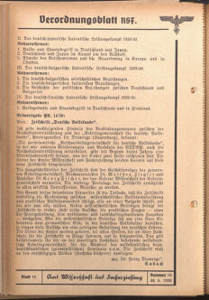 Verordnungsblatt des Reichsstudentenführers 19390630 Seite: 18