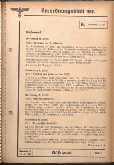 Verordnungsblatt des Reichsstudentenführers 19390630 Seite: 21