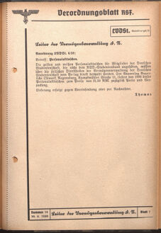 Verordnungsblatt des Reichsstudentenführers 19390630 Seite: 3